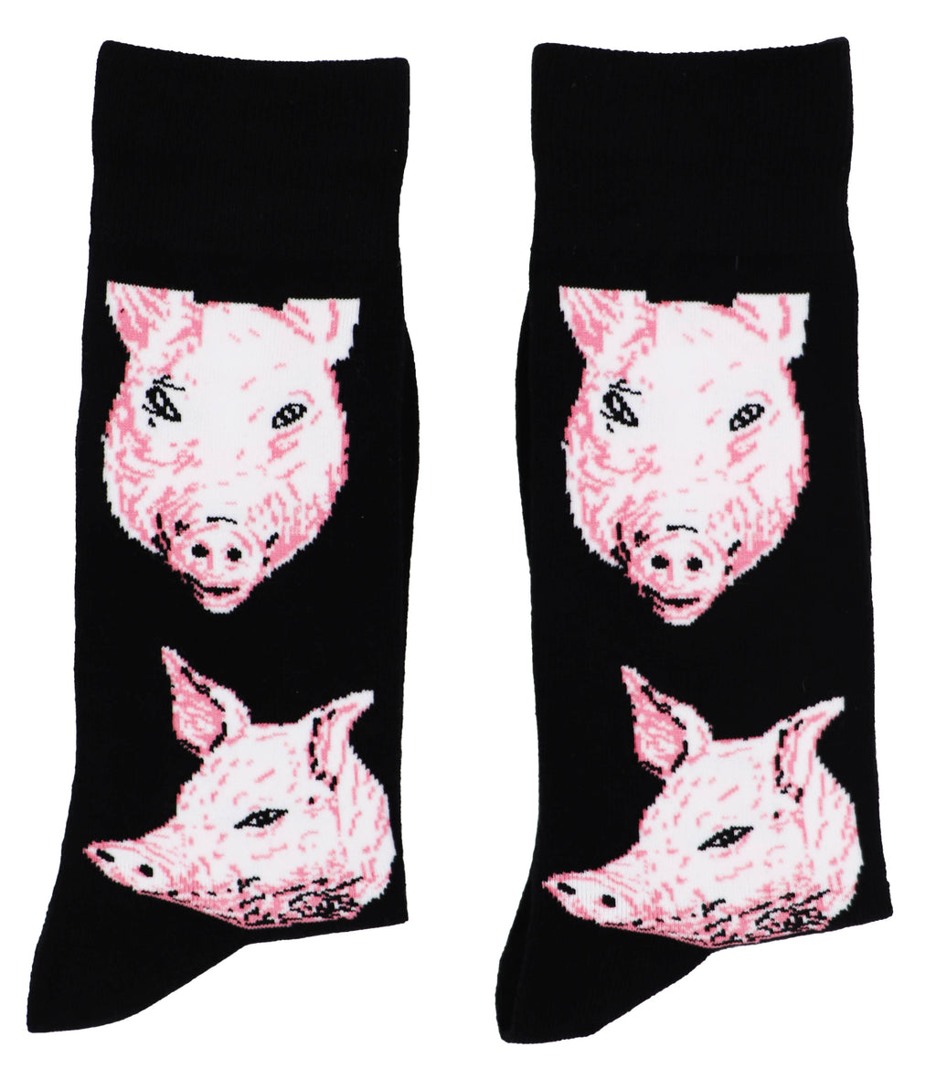 SoXcellent - Cute Pig Animal Unisex Crew Novelty Socks