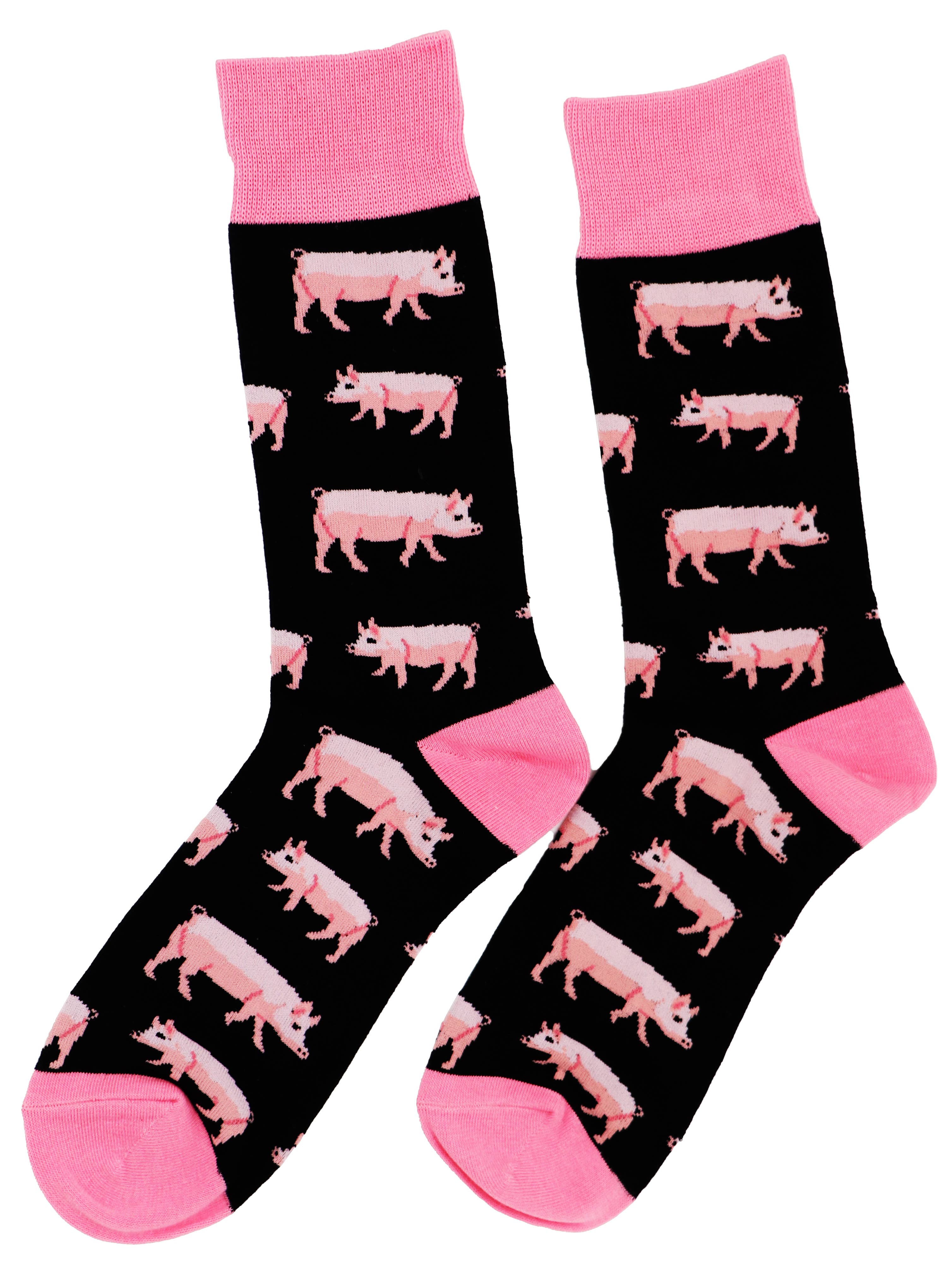 SoXcellent - Pig Animal Unisex Fun Dress Casual Pattern Funny Socks