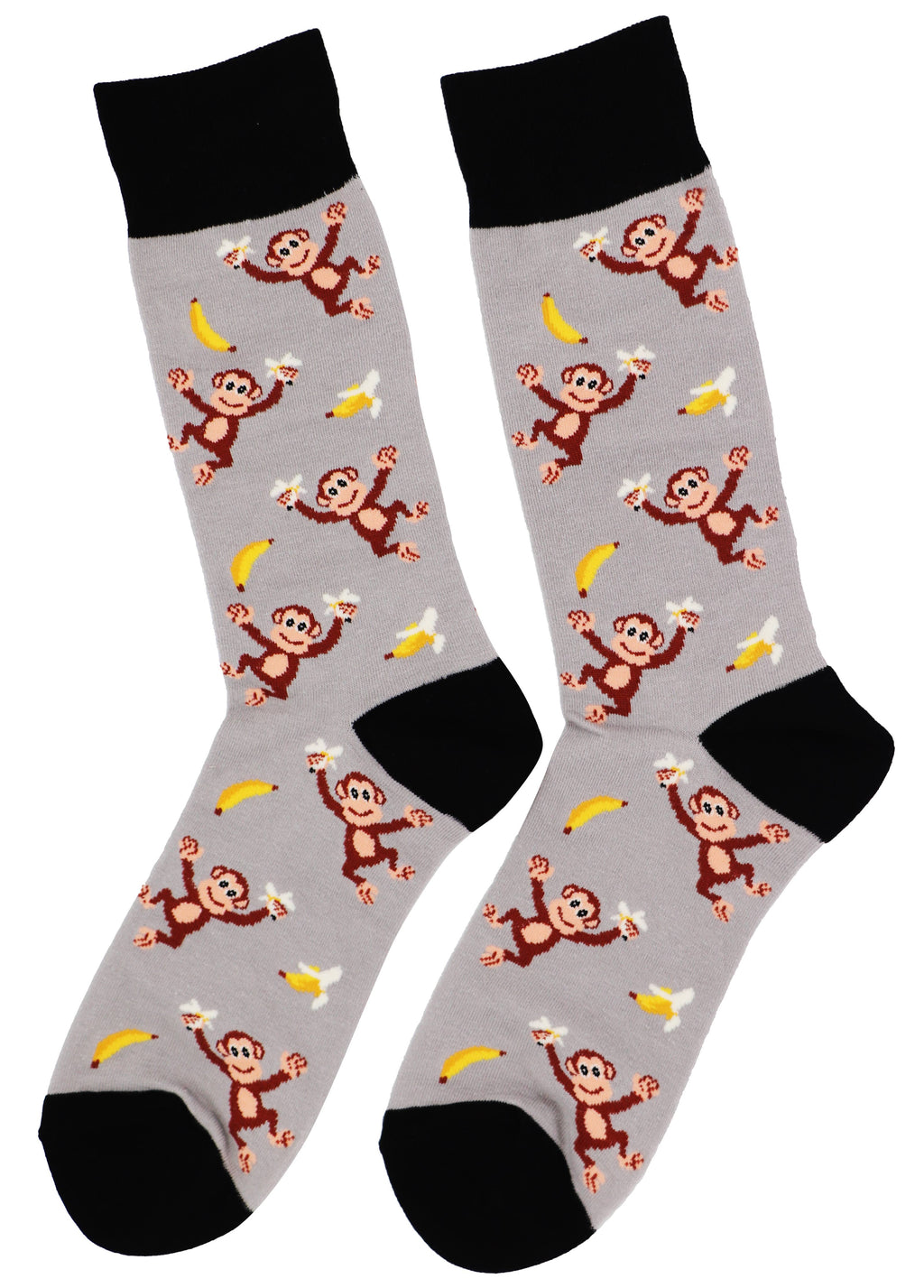 SoXcellent - Monkey Banana Unisex Fun Crew Novelty Funny Socks