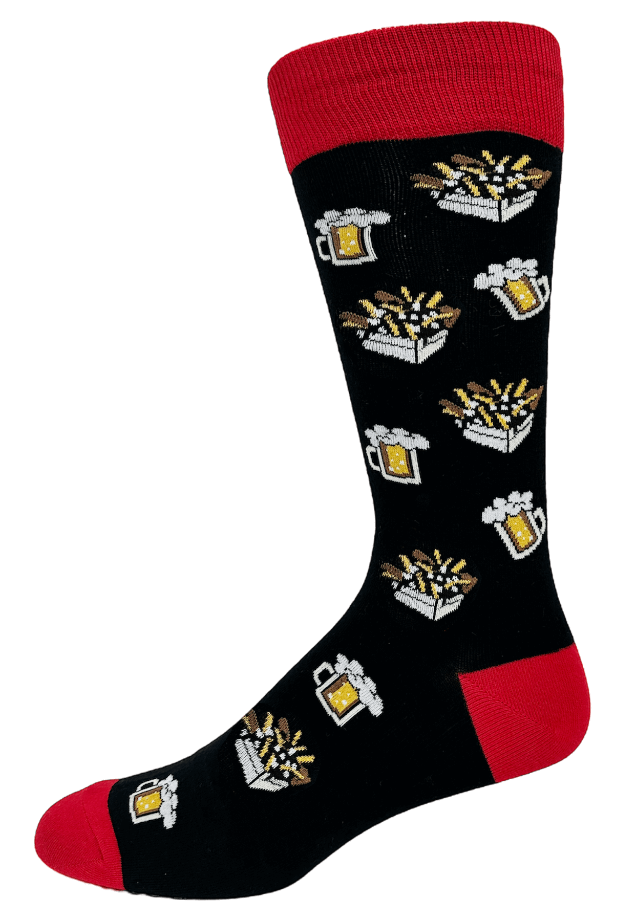 CRAZY TOES - MEN'S - POUTINE & BEER