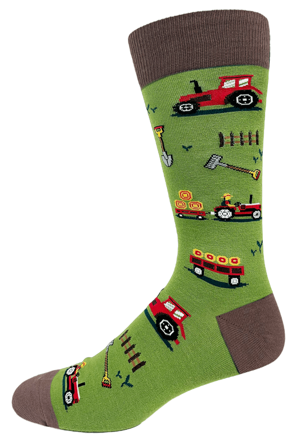 CRAZY TOES - MEN'S - TRACTOR Crew Socks