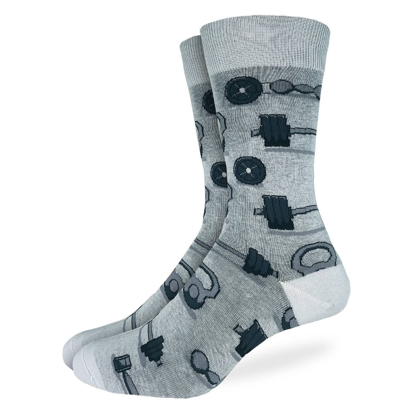 Good Luck Sock - Men's Big & Tall Weights & Dumbbells Socks
