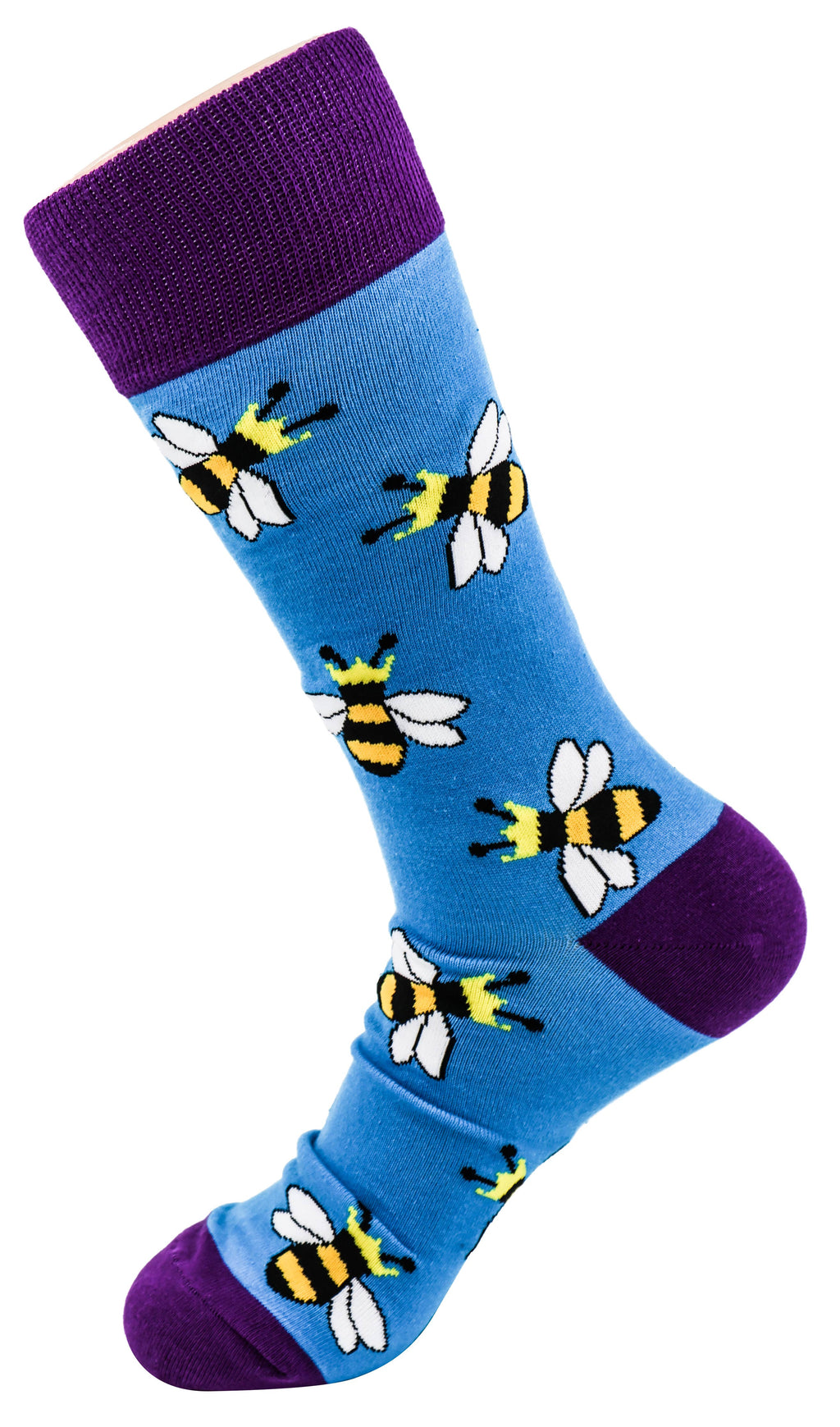 SoXcellent - Bee Bumblebee Unisex Fun Casual Pattern Funny Socks - M