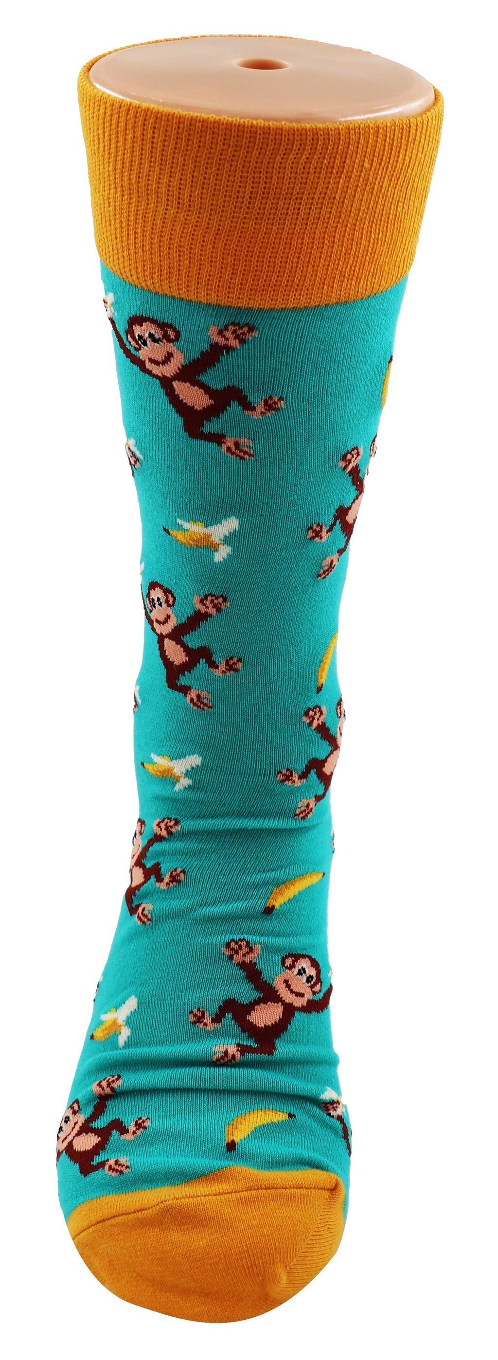 SoXcellent - Monkey Banana Unisex Fun Crew Novelty Funny Socks