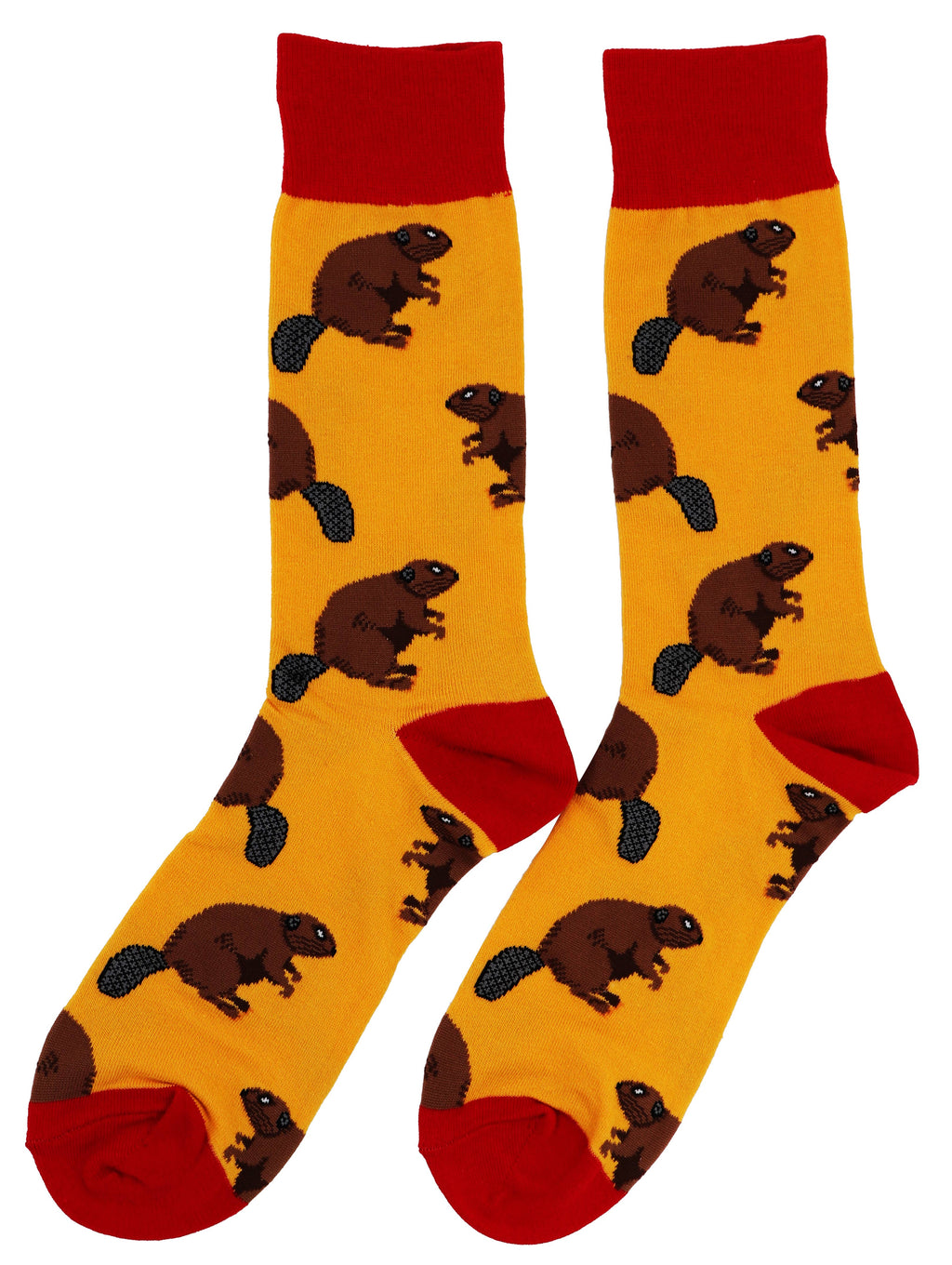 SoXcellent - Beaver Animal Unisex Fun Crew Novelty Funny Socks