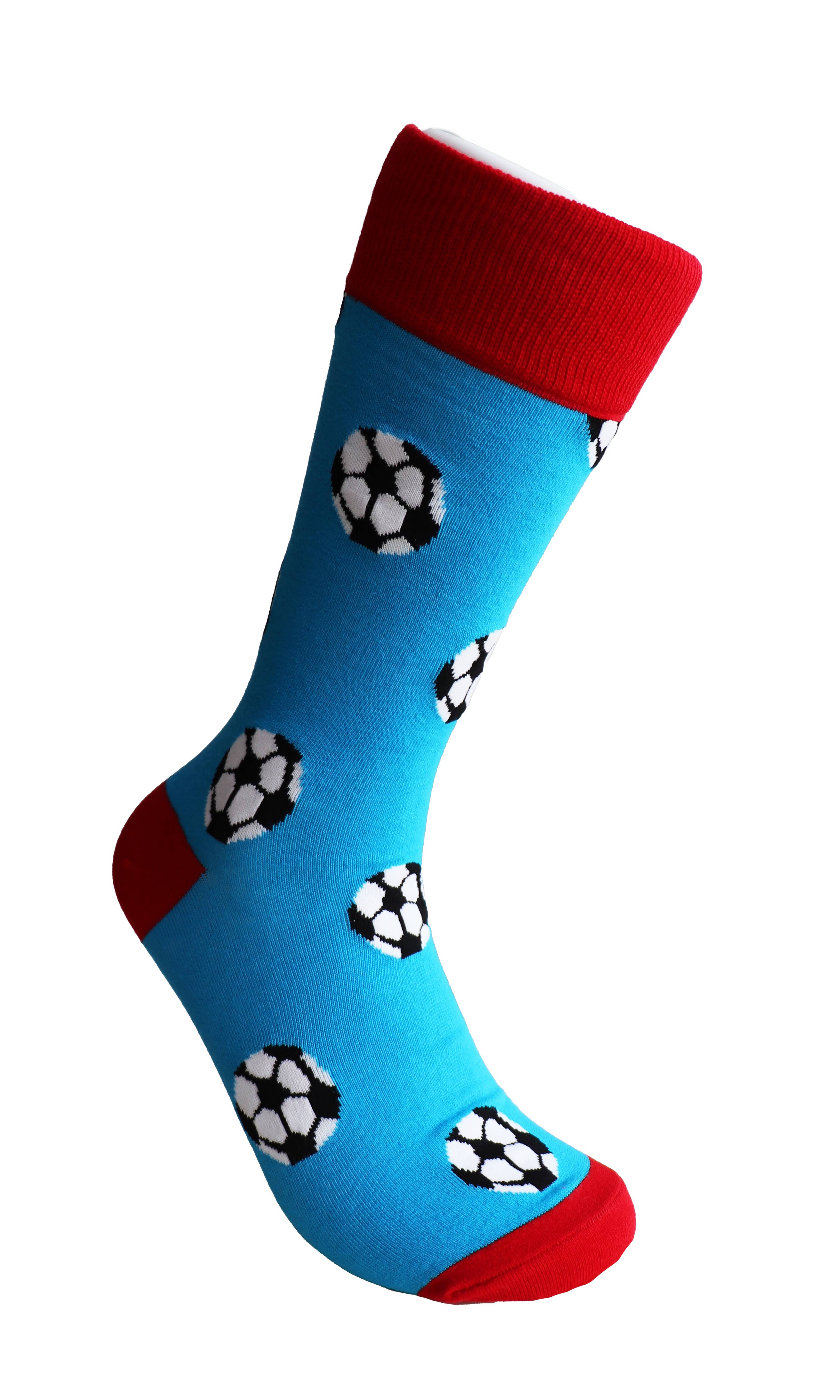 SoXcellent - Soccer Sport Unisex Fun Crew Novelty Funny Socks - S