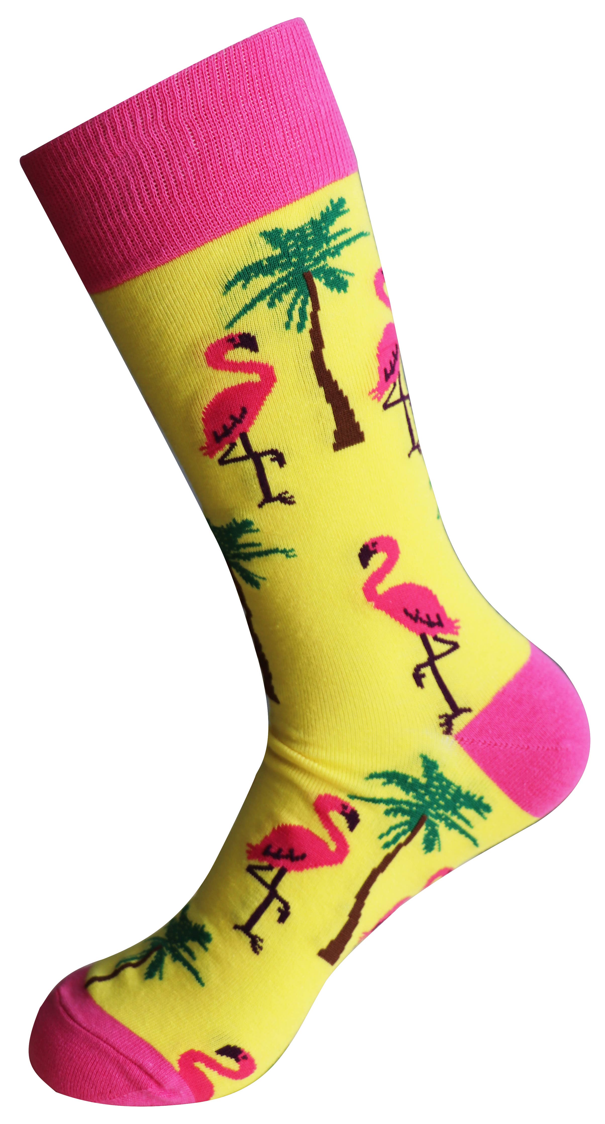 SoXcellent - Flamingo Tress Animal Unisex Luxury Socks - S
