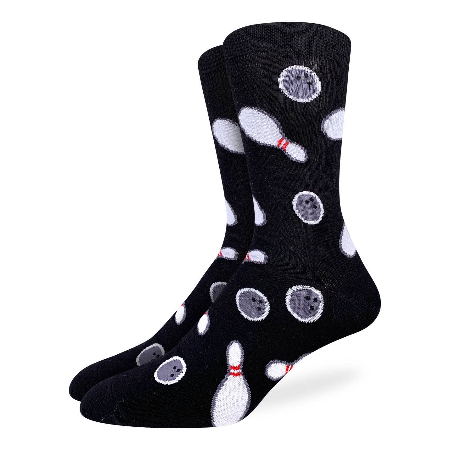 Good Luck Sock - Men's Bowling, Black Socks