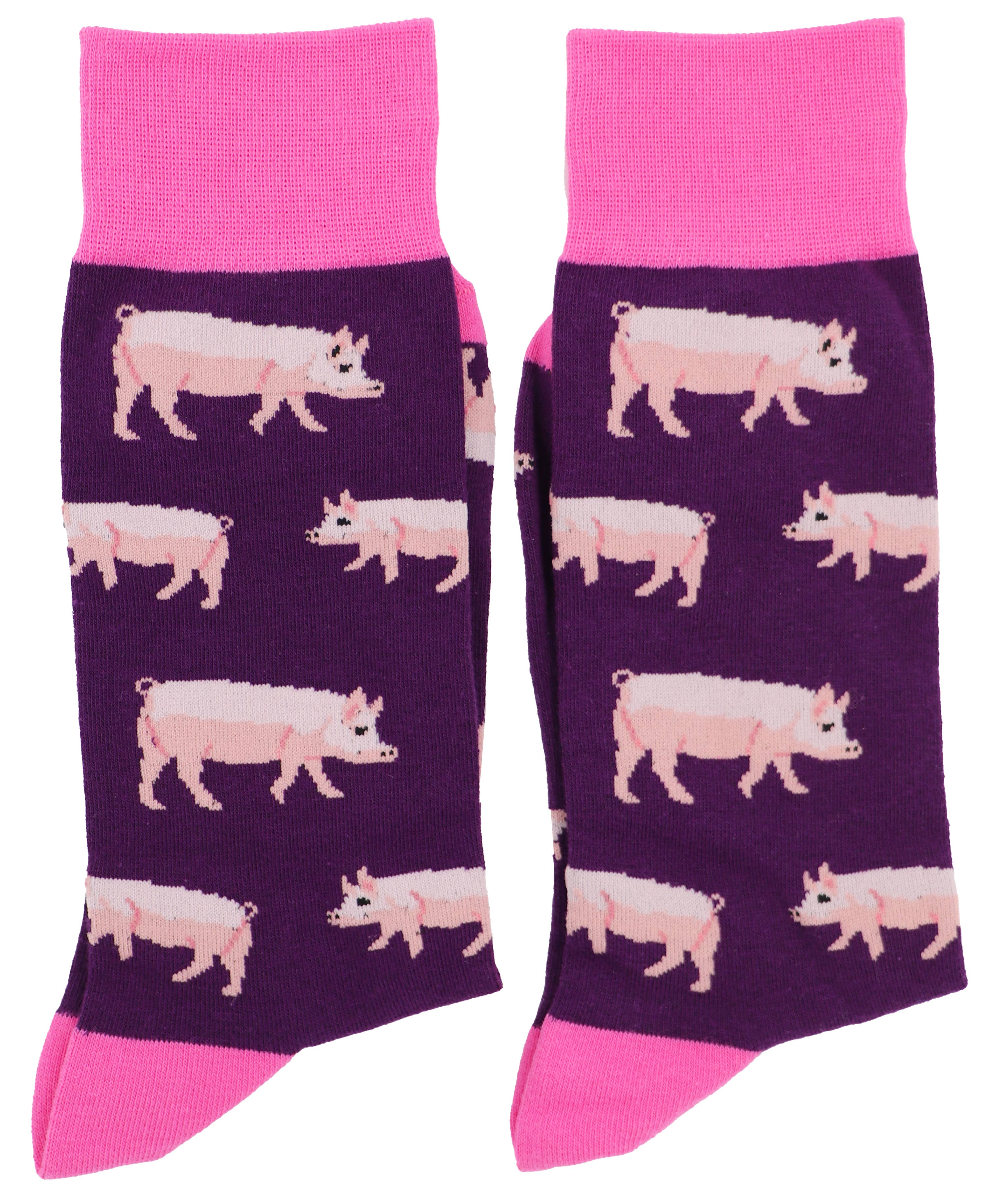 SoXcellent - Pig Animal Unisex Fun Dress Casual Pattern Funny Socks