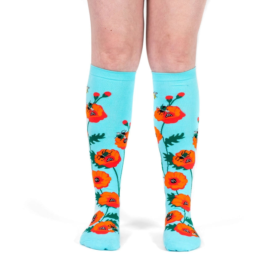 Sock it to Me - STRETCH-IT™ Knee High Sock: POPPING IN TO SAY HELLO