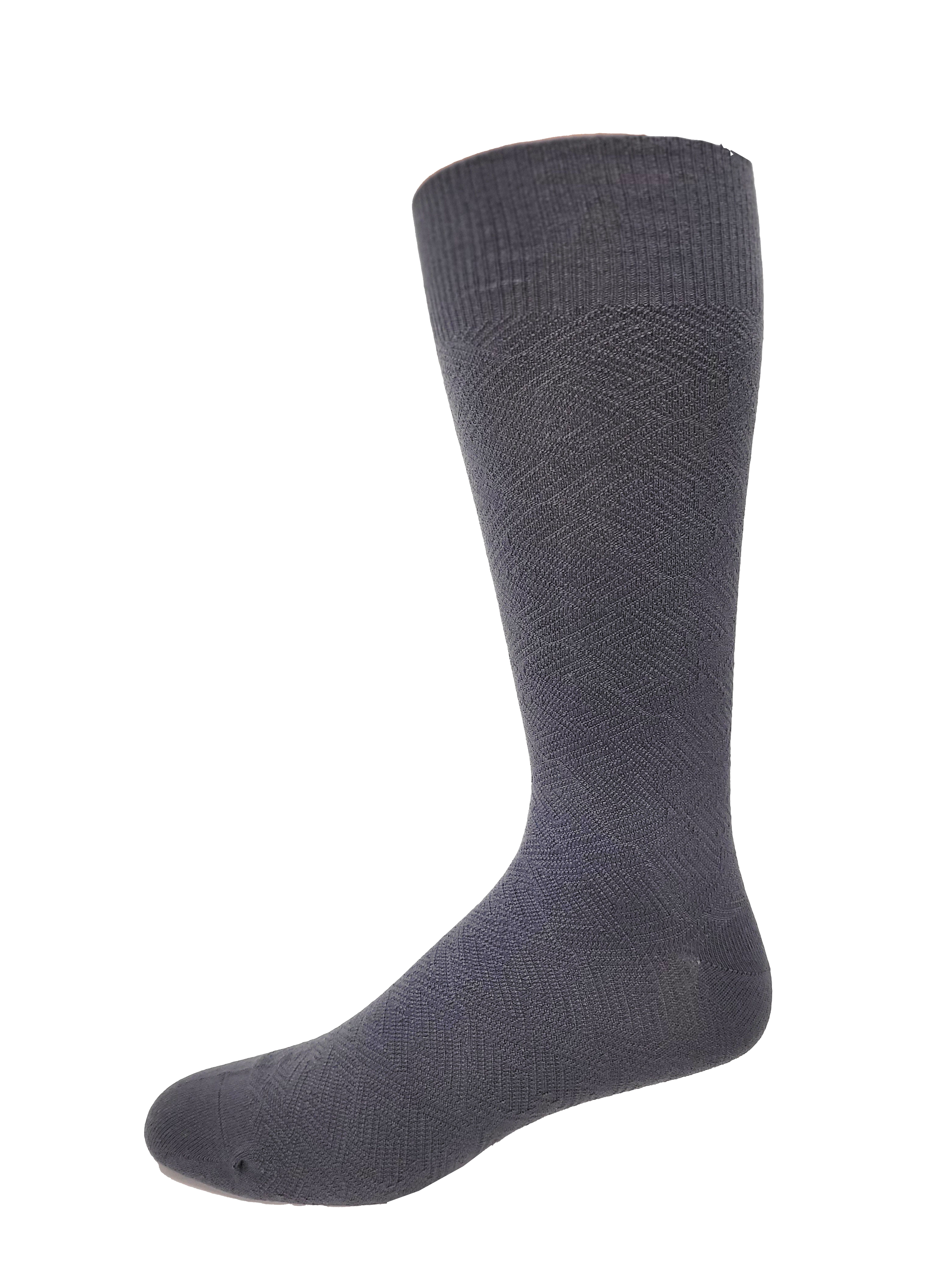 KEY - Diabetic Wellness - Men's - Non-Elastic - Bamboo - Square Illusion Socks
