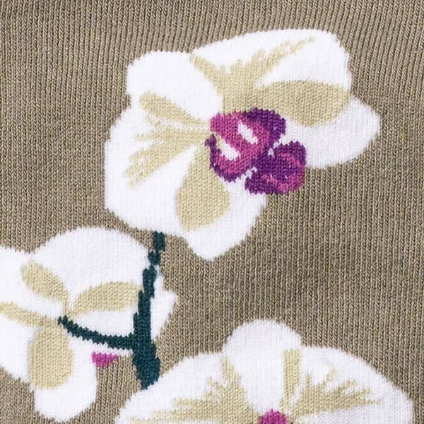 Sock it to Me - Knee High Sock: Orchids