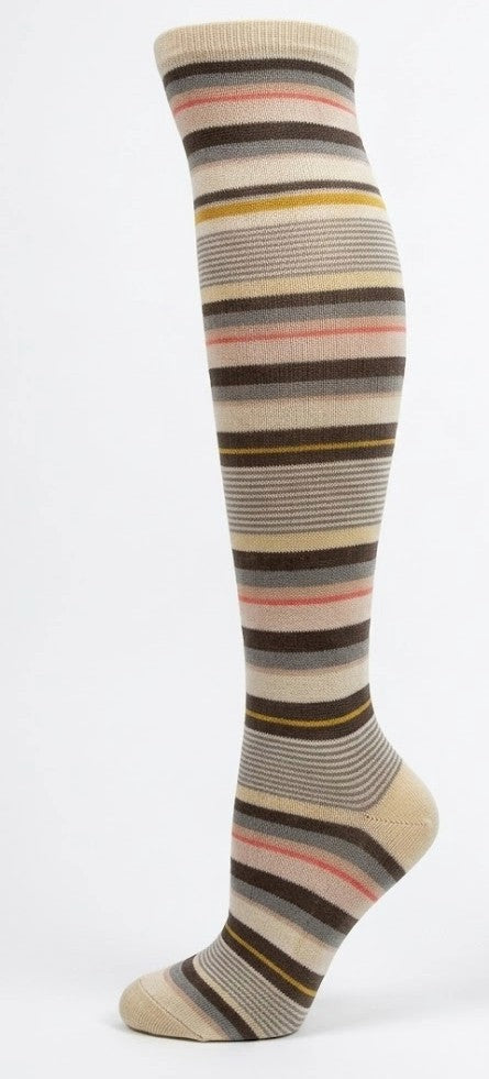 POINT ZERO - Women's - ANGORA KNEE-HIGH MULTI STRIPE Socks