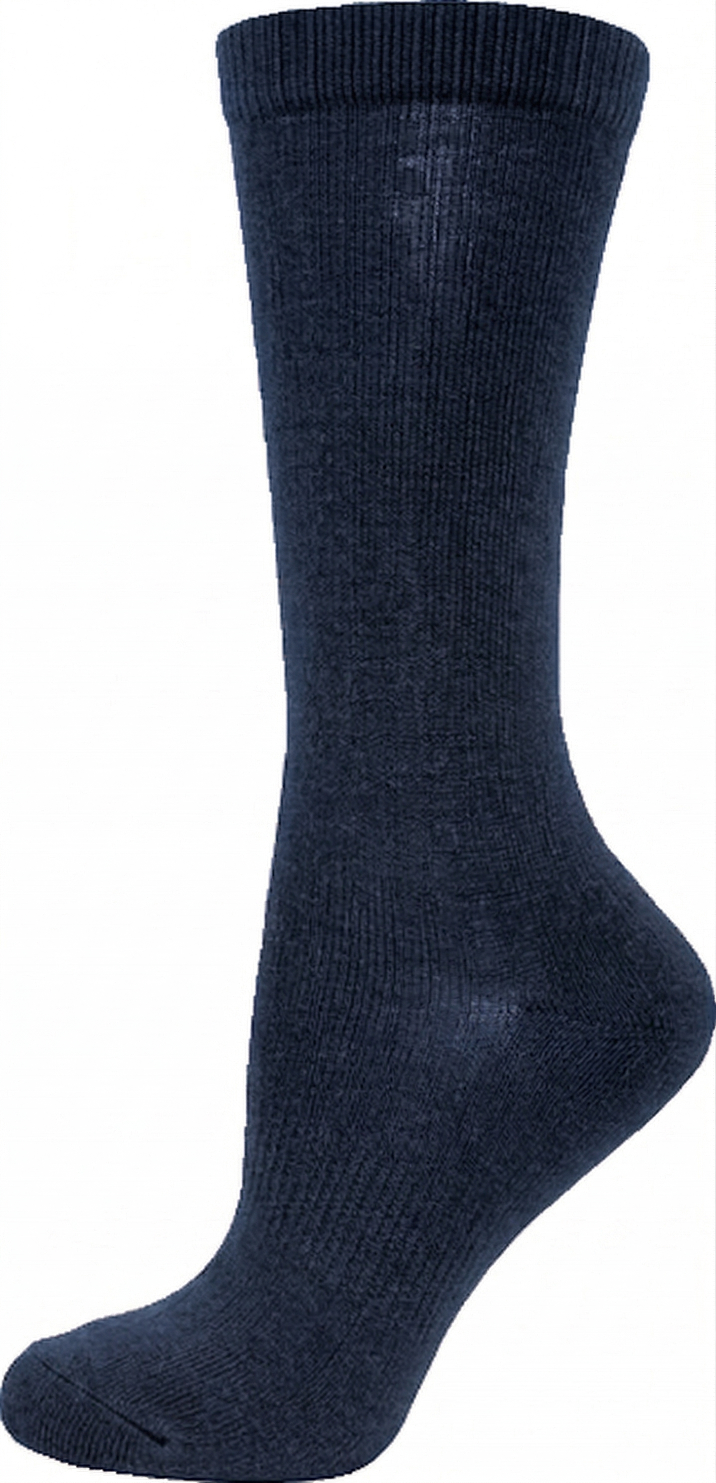 KEY - Diabetic Wellness - Women's - non-Elastic - Plain Crew Socks-Bamboo