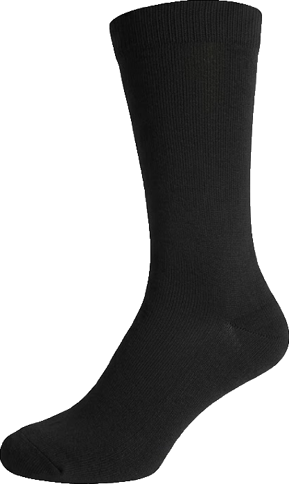 KEY - Diabetic Wellness - Women's - non-Elastic - Plain Crew Socks-Bamboo