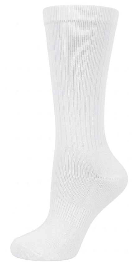 KEY - Diabetic Wellness - Women's - non-Elastic - Plain Crew Socks-Bamboo