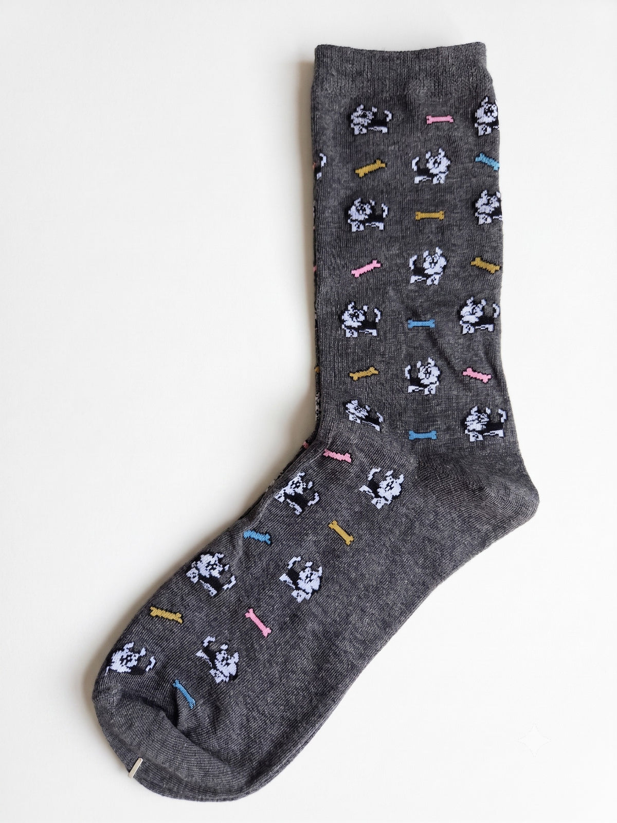 POINT ZERO - Women's - TINY DOGS & BONES Crew Socks