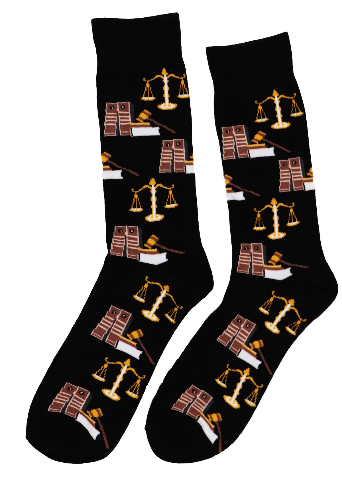 SoXcellent - Lawyers Unisex Crew Novelty Funny Socks - M
