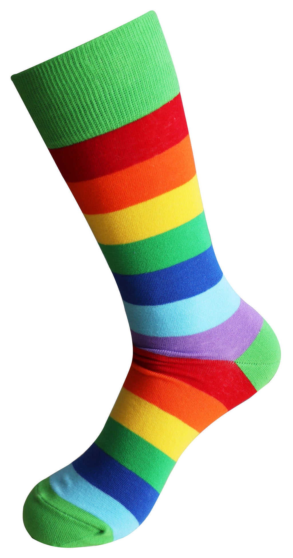 SoXcellent - Rainbow Color Stripes Love Unisex Socks - S