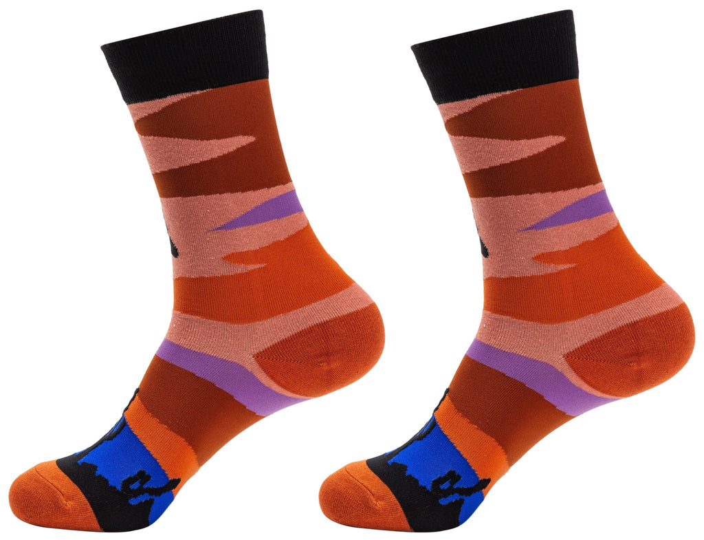 Imagine Imports - Ladies Cotton Dress Socks - SAFARI GIRAFFE