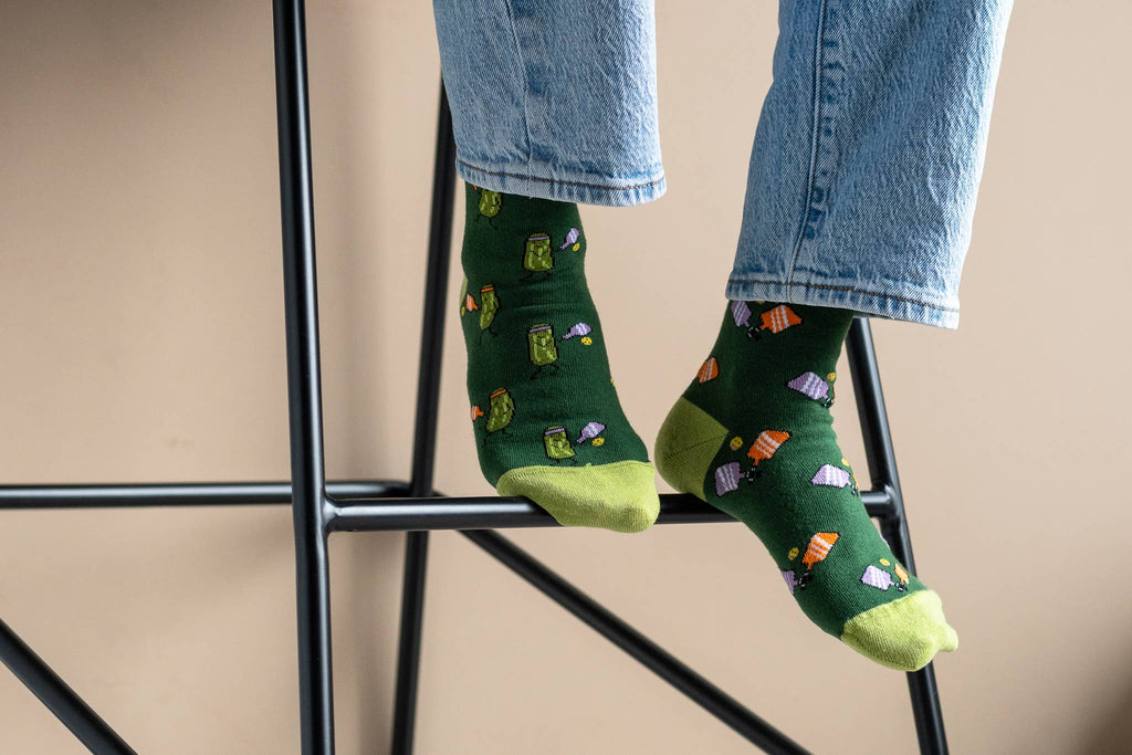 Friday Sock Co. - Women's Pickleball Crew Socks - Sporty Gift for Mother's Day