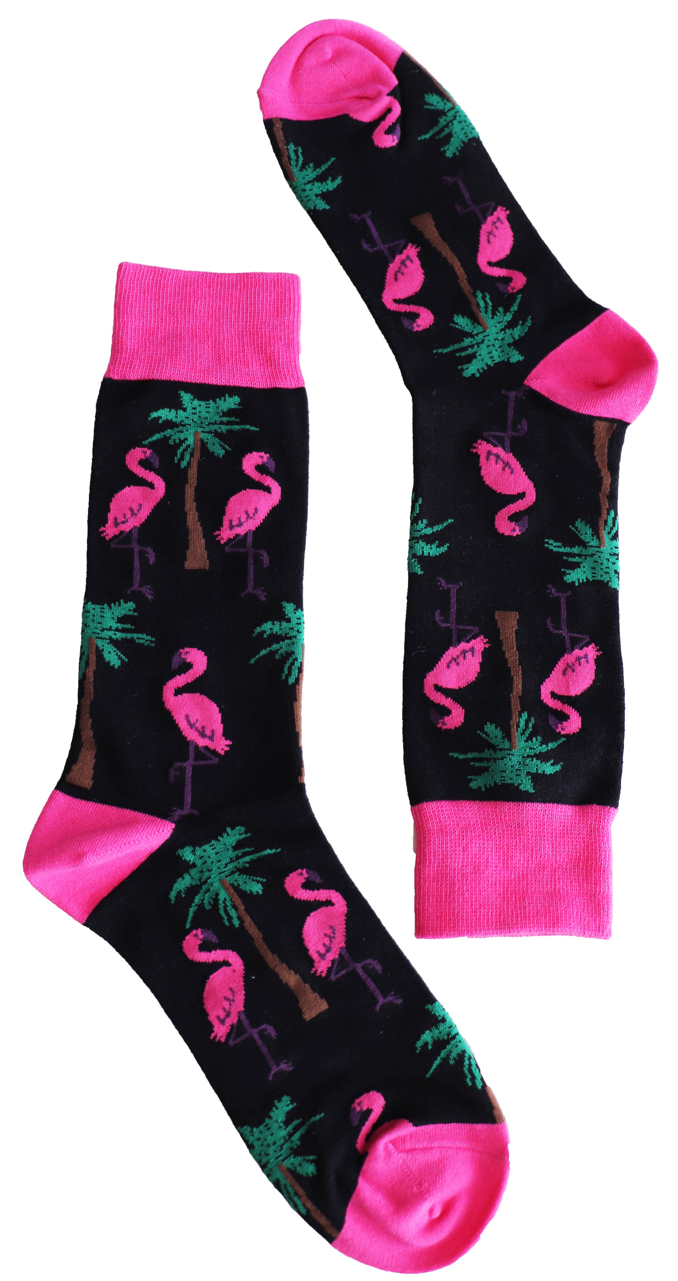 SoXcellent - Flamingo Tress Animal Unisex Luxury Socks - S