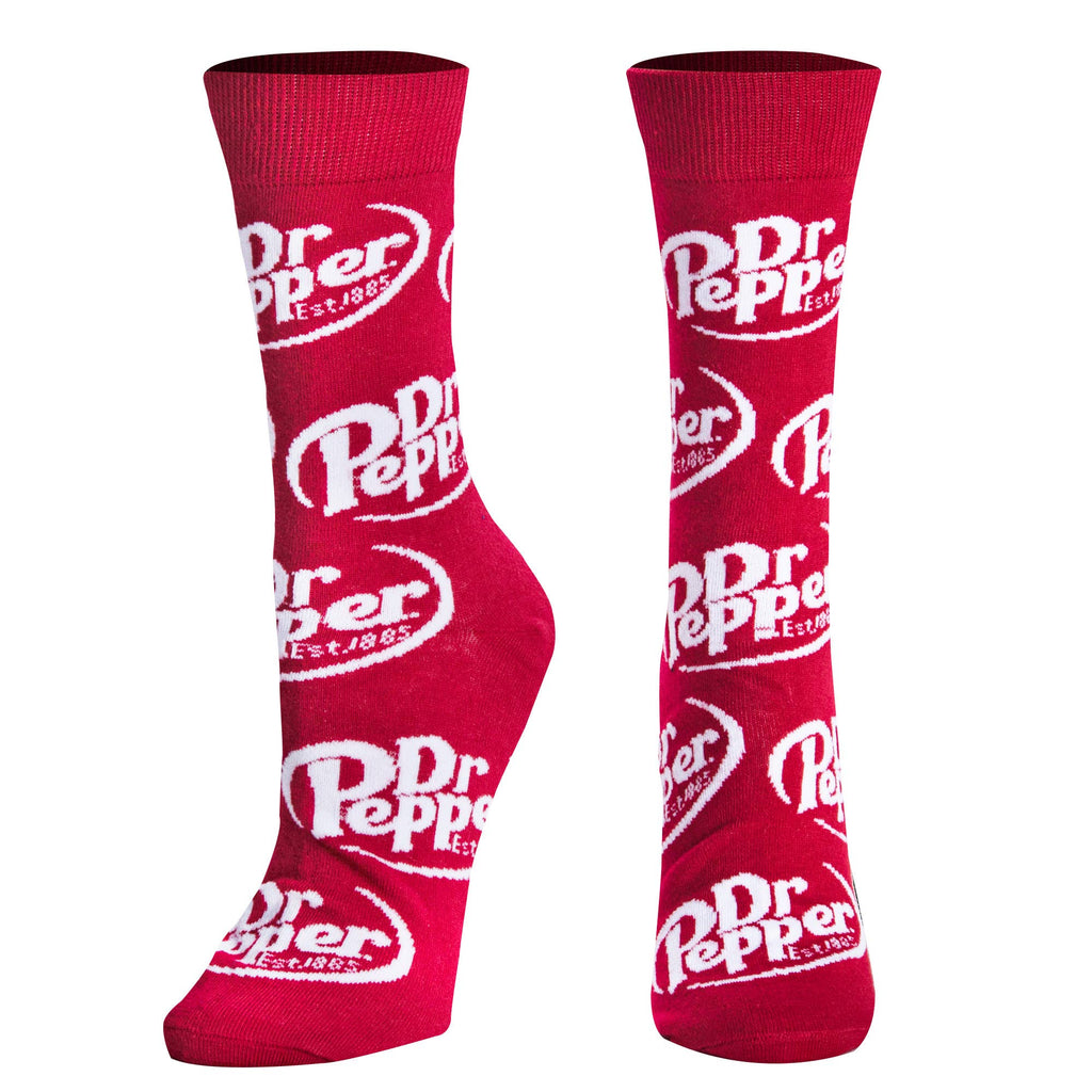 Crazy Socks - Dr Pepper - Mens Crew Folded - Crazy Socks