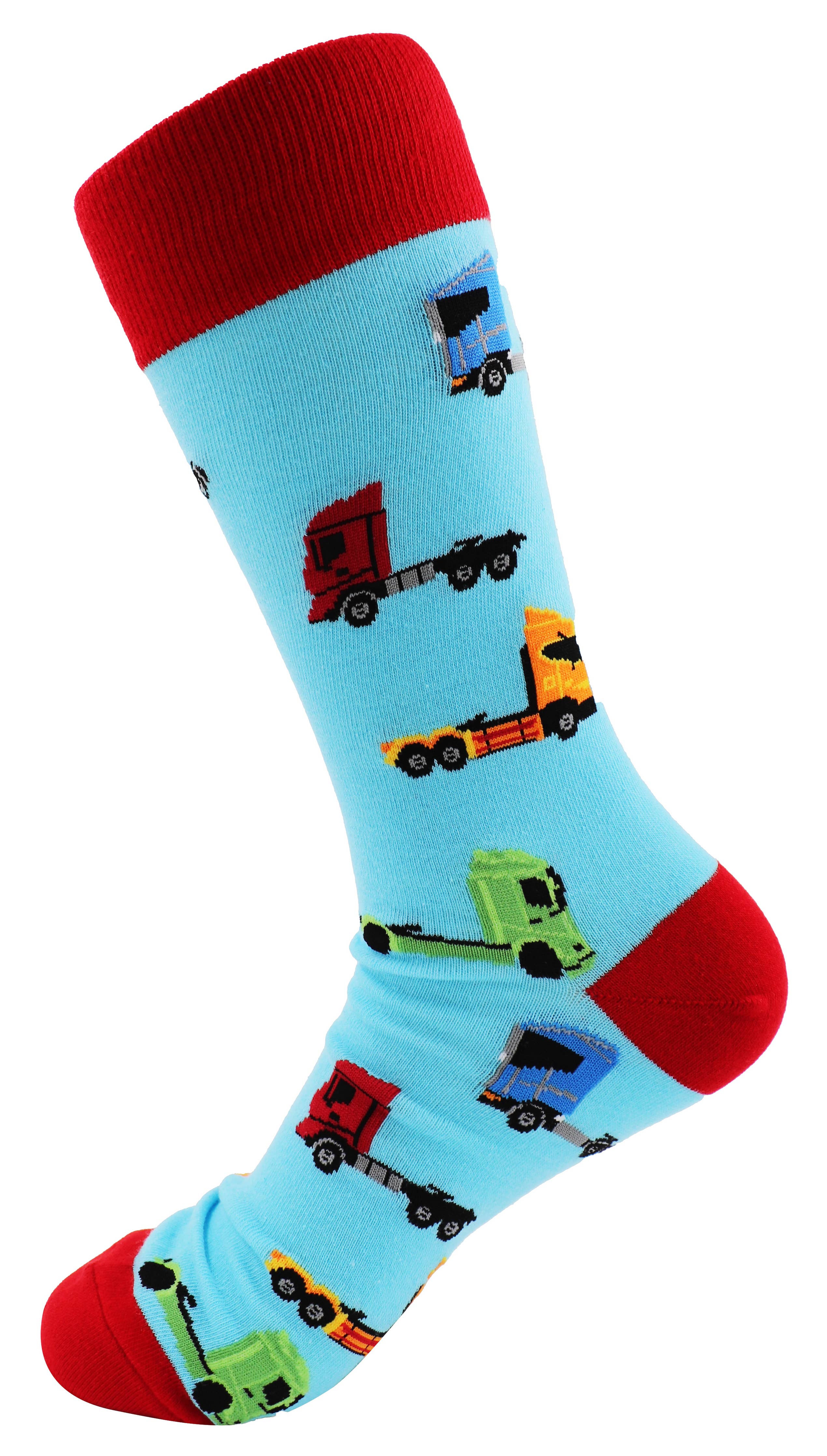 SoXcellent - Semi Trailer Tractor Truck Unisex Fun Casual Pattern Socks