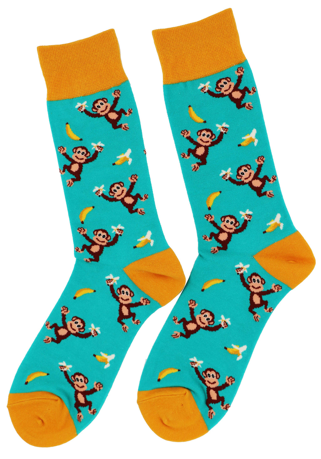 SoXcellent - Monkey Banana Unisex Fun Crew Novelty Funny Socks