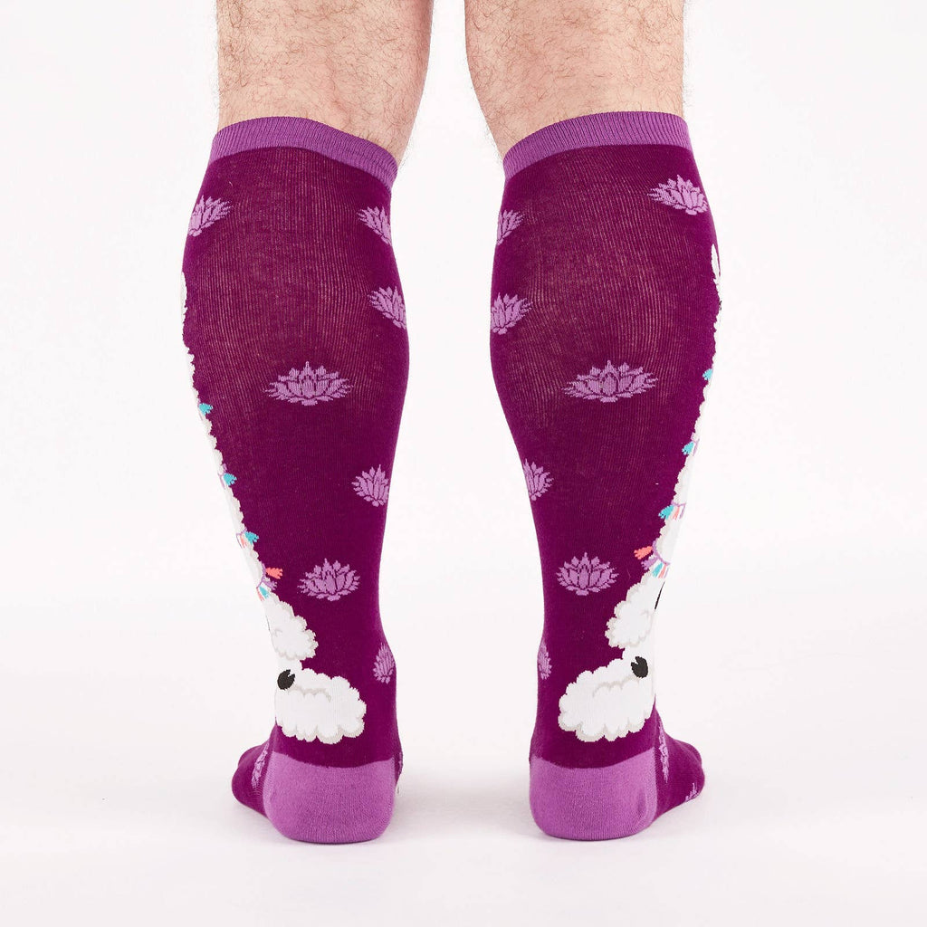 Sock it to Me - Stretch-It Knee High Sock: Llamaste