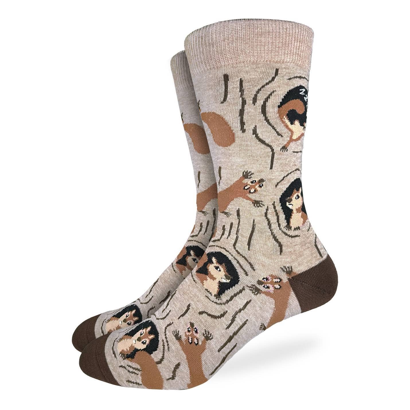 Good Luck Sock - Men's Squirrels in Tree Socks