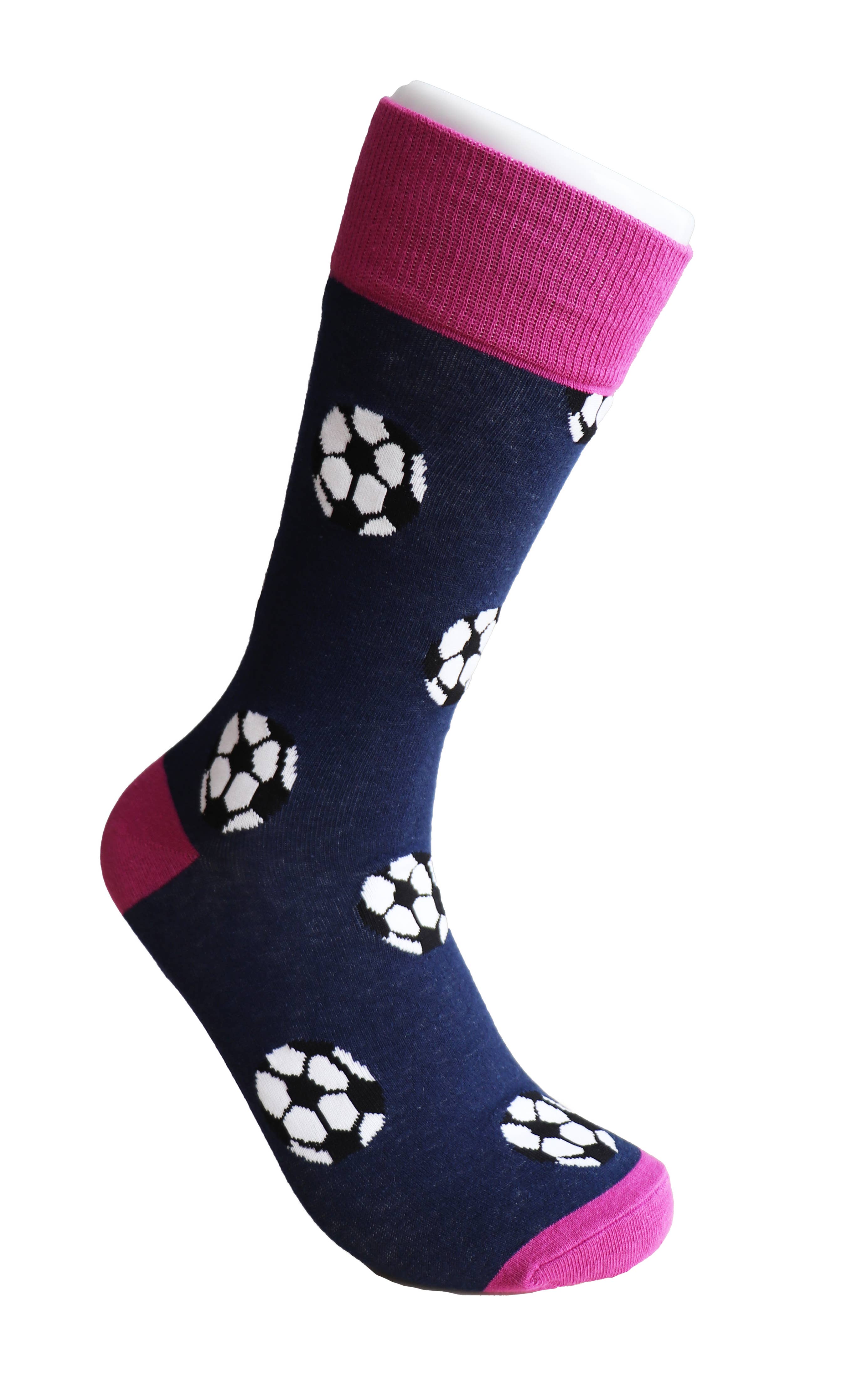 SoXcellent - Soccer Sport Unisex Fun Crew Novelty Funny Socks - S