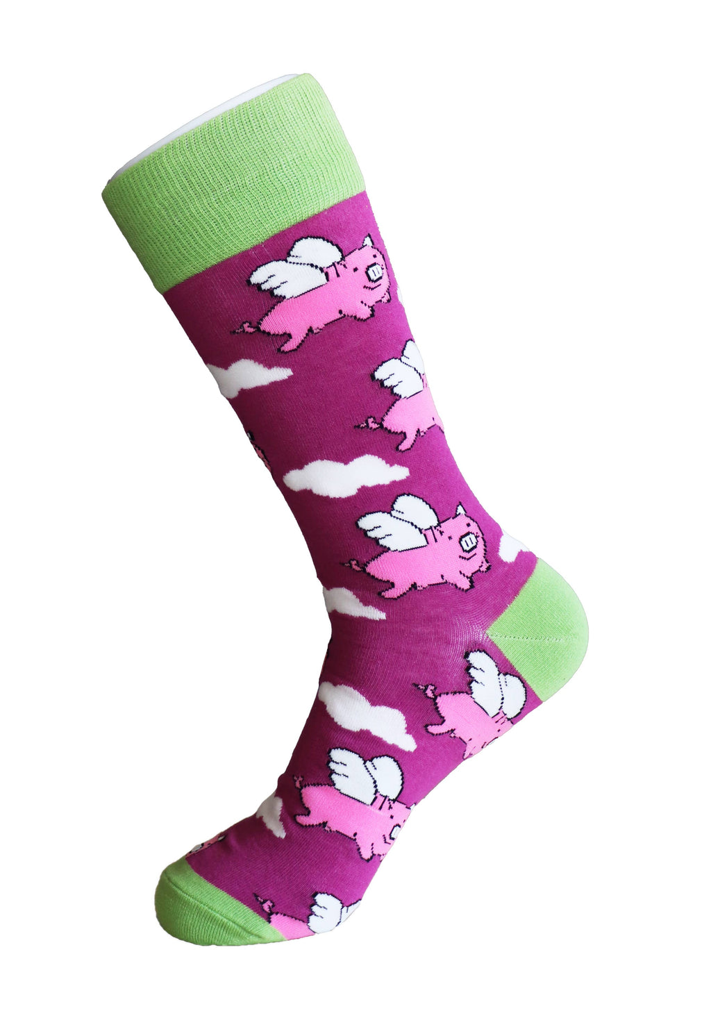 SoXcellent - Flying Pig Animal Unisex Socks - S