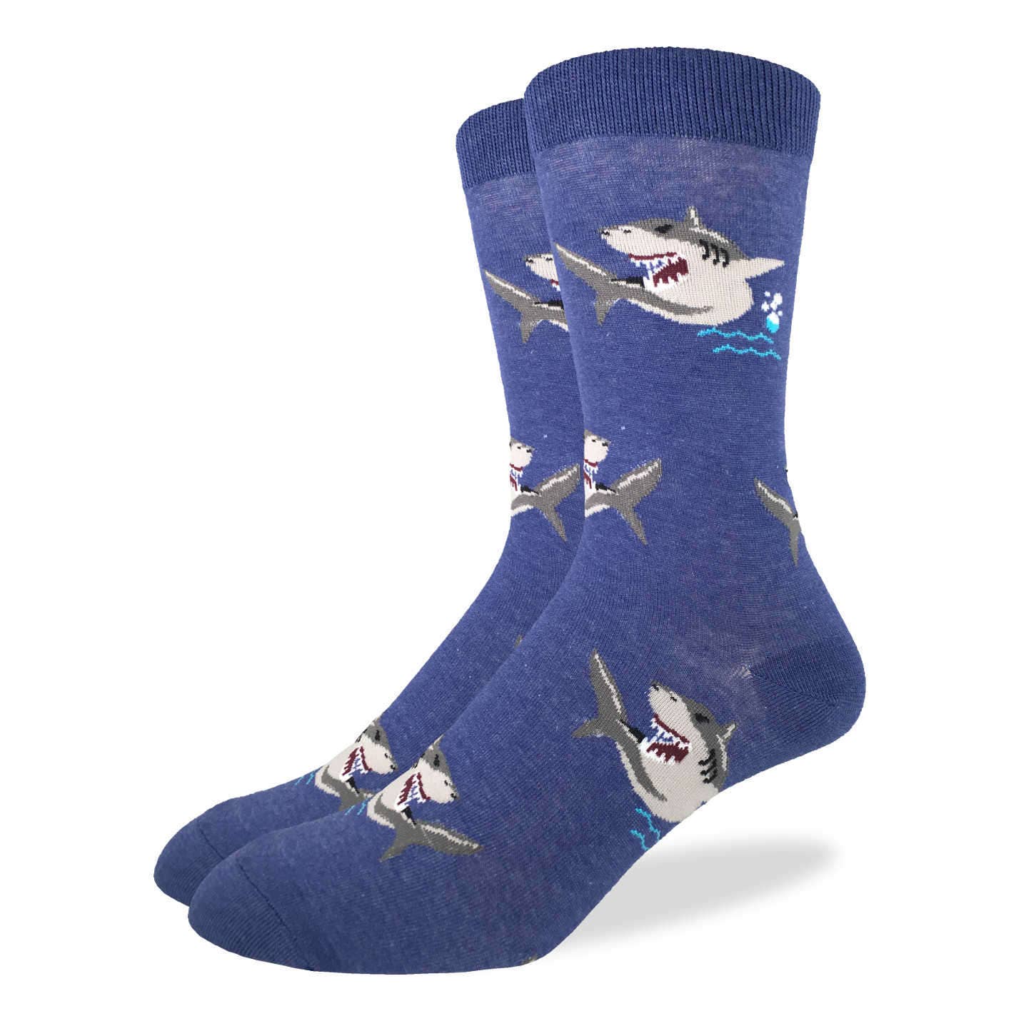 Good Luck Sock - Men's Big & Tall Sharks Socks