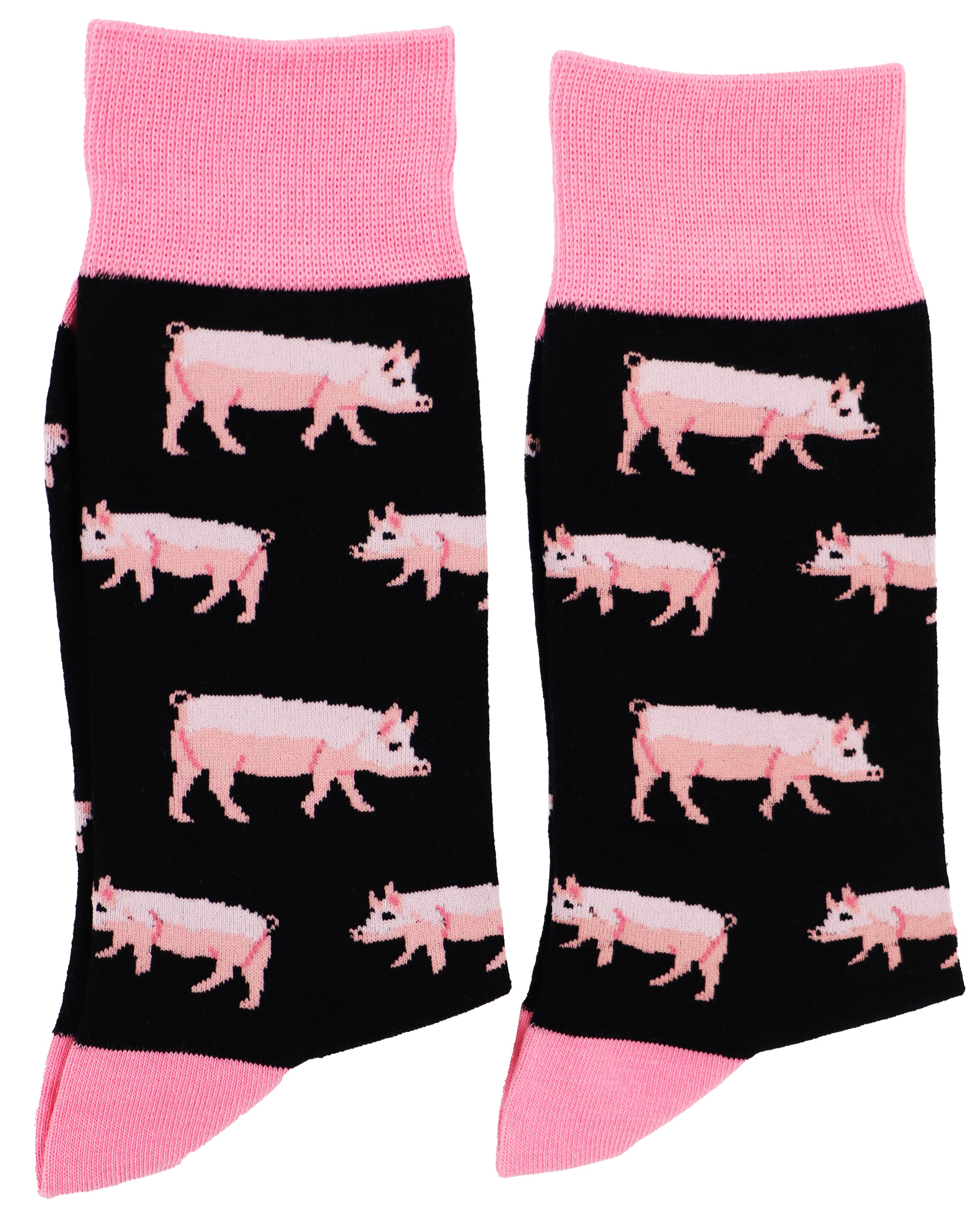 SoXcellent - Pig Animal Unisex Fun Dress Casual Pattern Funny Socks