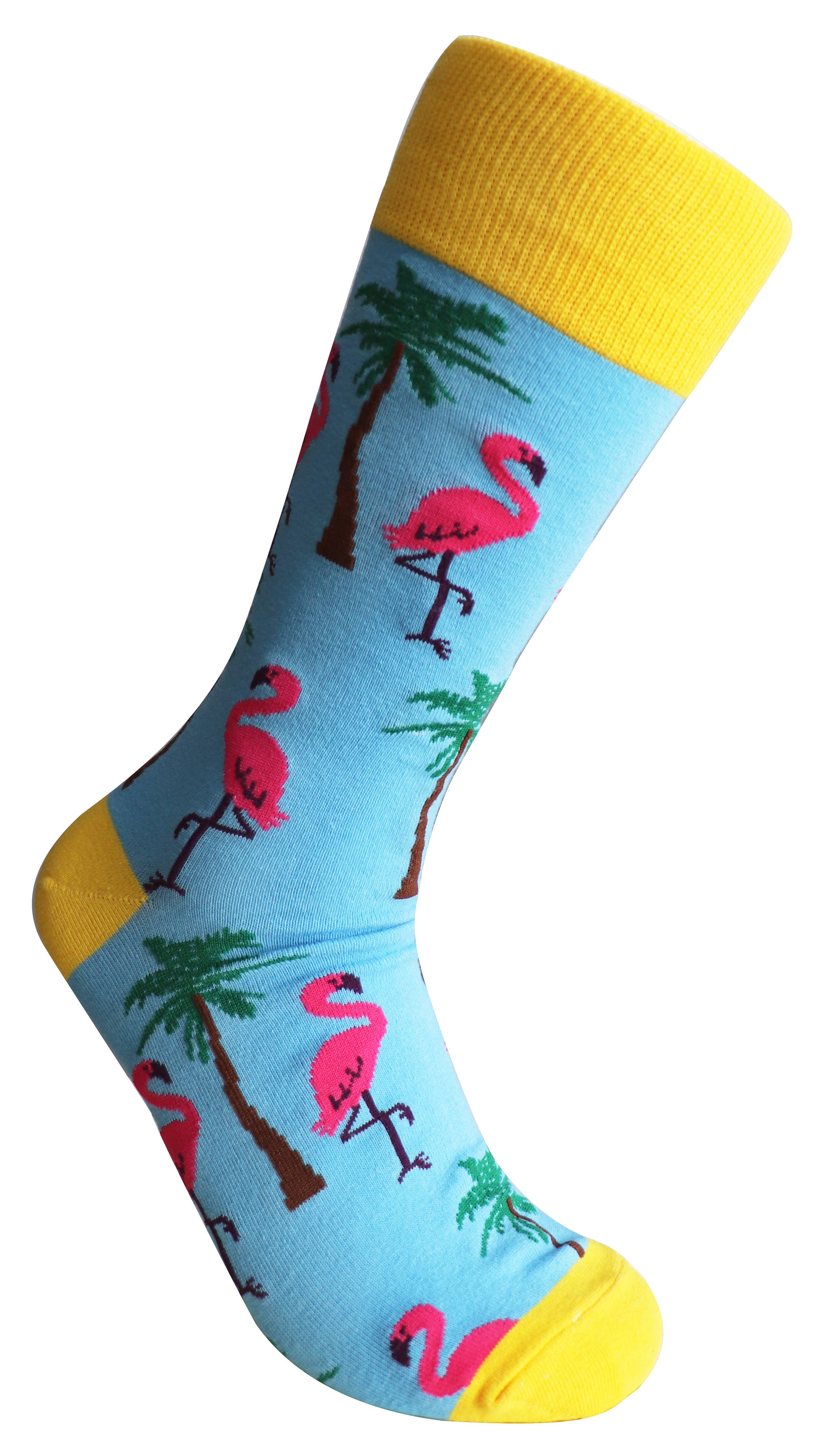 SoXcellent - Flamingo Tress Animal Unisex Luxury Socks - S
