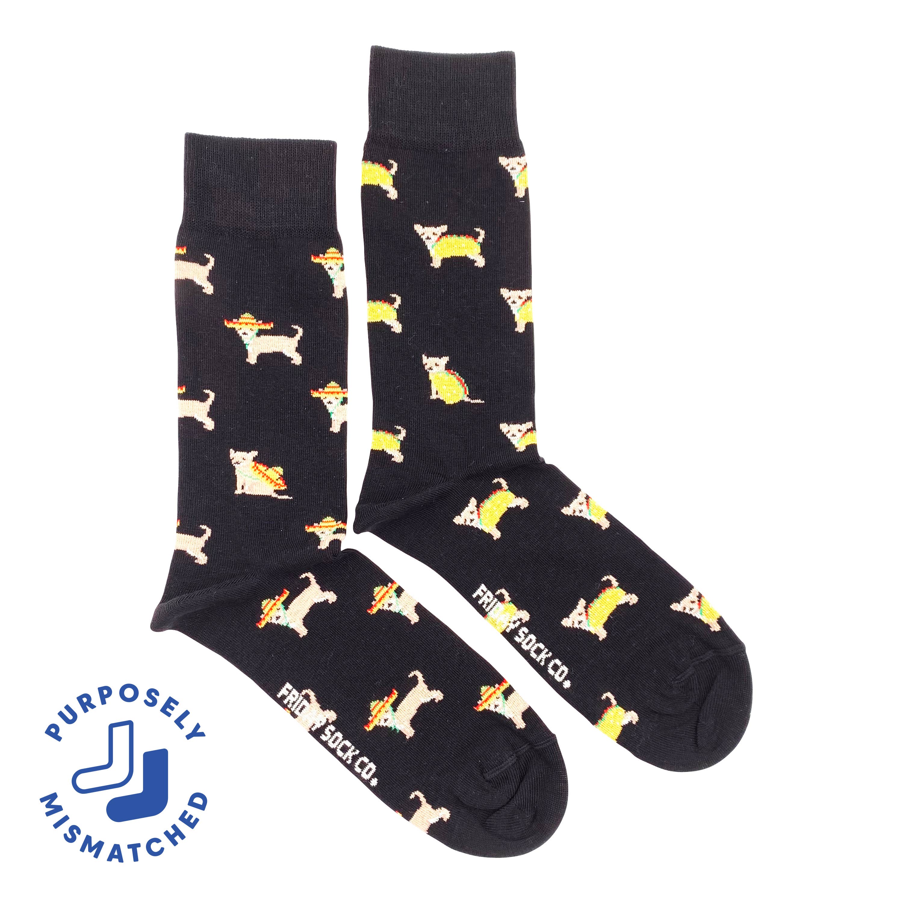 Friday Sock - Men's - Taco Dog Socks