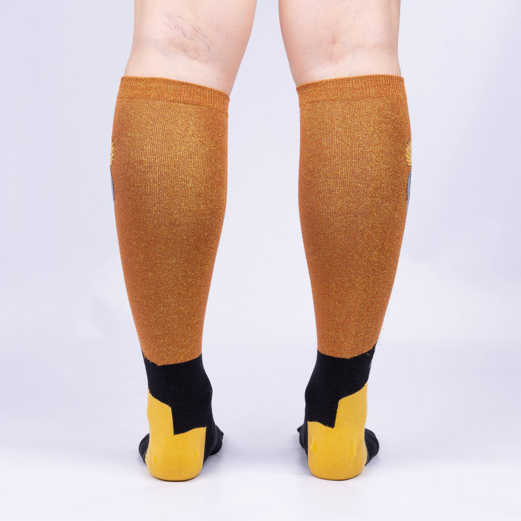 Sock it to Me - Knee High Sock: Crowned Crane