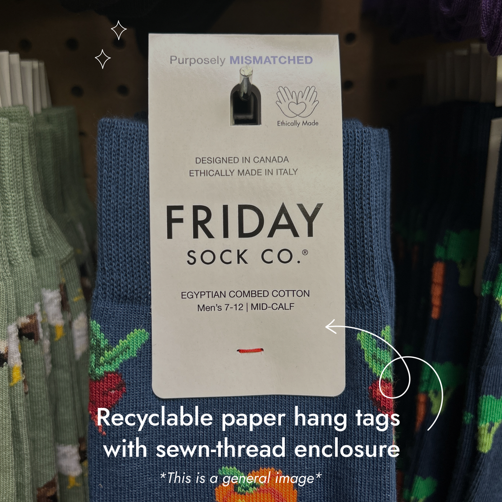 Friday Sock - Men’s - Socks | Lighthouse and Ship Wheel | Eco Friendly
