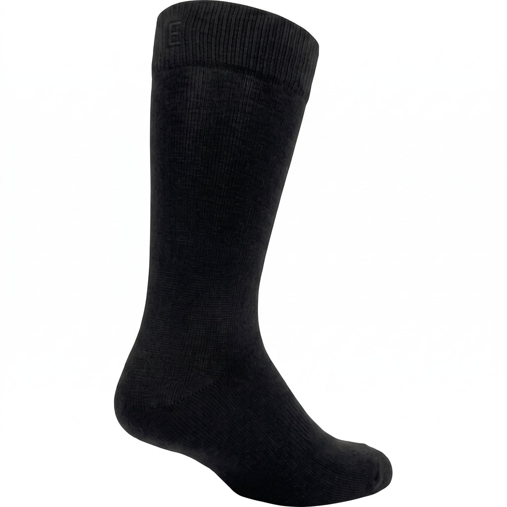 KEY - Men's Dress Socks-Cotton Flat Knit