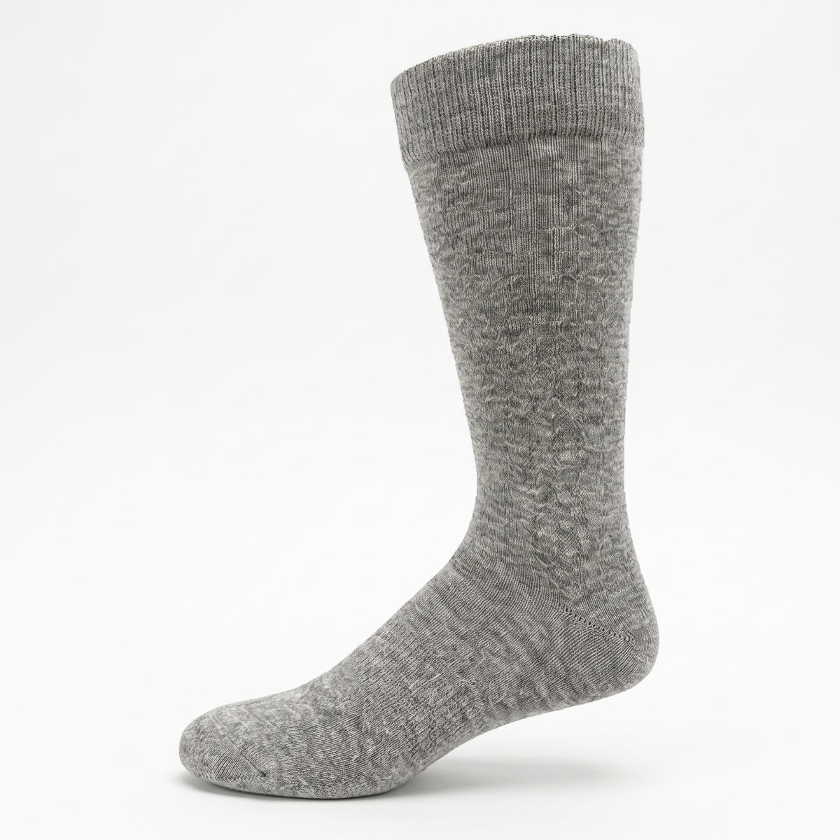 KEY - Men's Dress Socks-Cotton Flat Knit