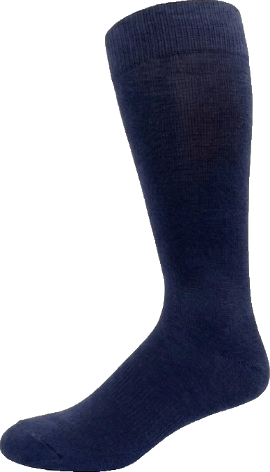 KEY - Men's Dress Socks-Cotton Flat Knit