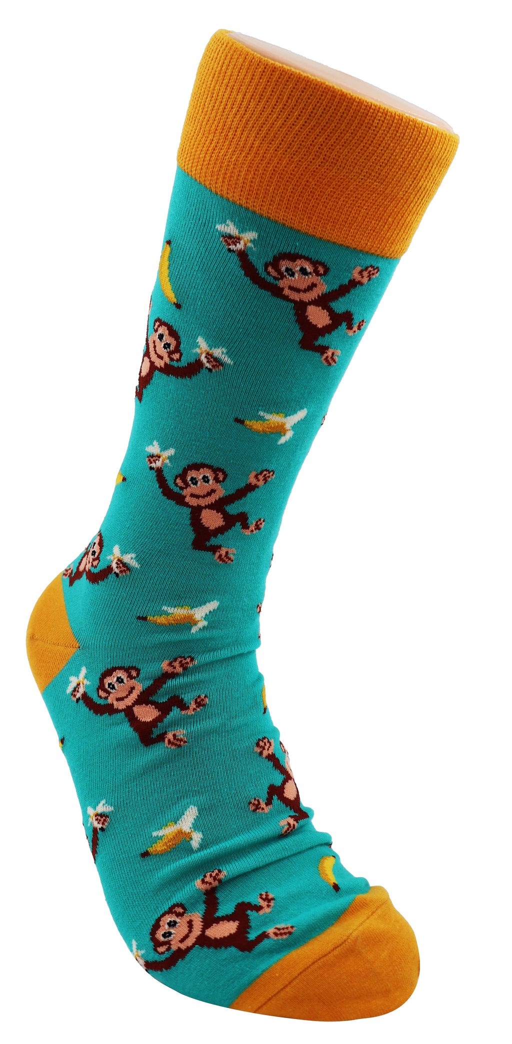SoXcellent - Monkey Banana Unisex Fun Crew Novelty Funny Socks