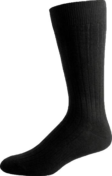 KEY - Men's Dress Socks - Cotton Broad Rib