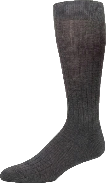KEY - Men's Dress Socks - Cotton Broad Rib