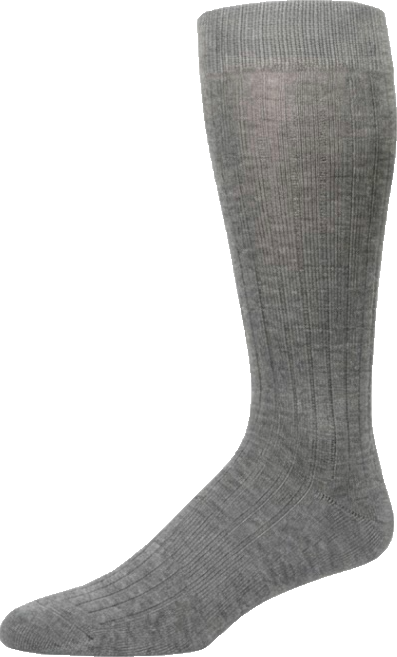 KEY - Men's Dress Socks - Cotton Broad Rib