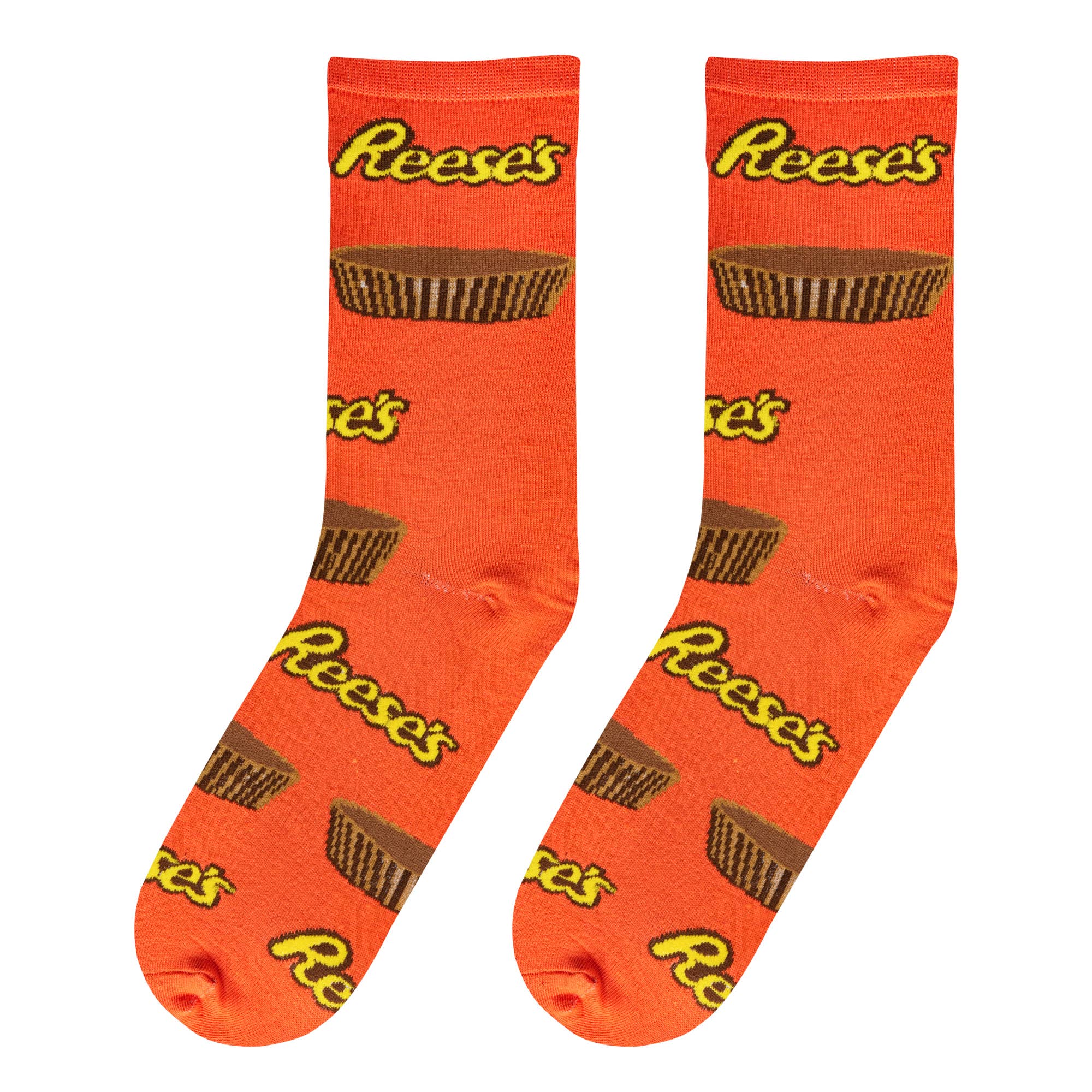 Crazy Socks - Reese's Cups  - Mens Crew Folded - Crazy Socks