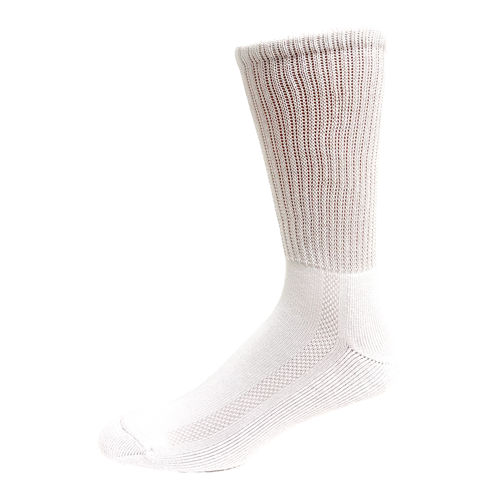 KEY - Diabetic Wellness - Men's - Non Binding - 1/2 Cushion Sole Crew