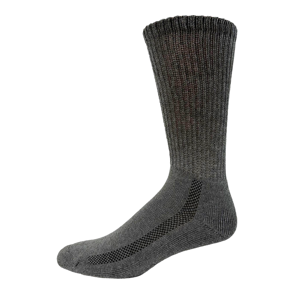 KEY - Diabetic Wellness - Men's - Non Binding - 1/2 Cushion Sole Crew