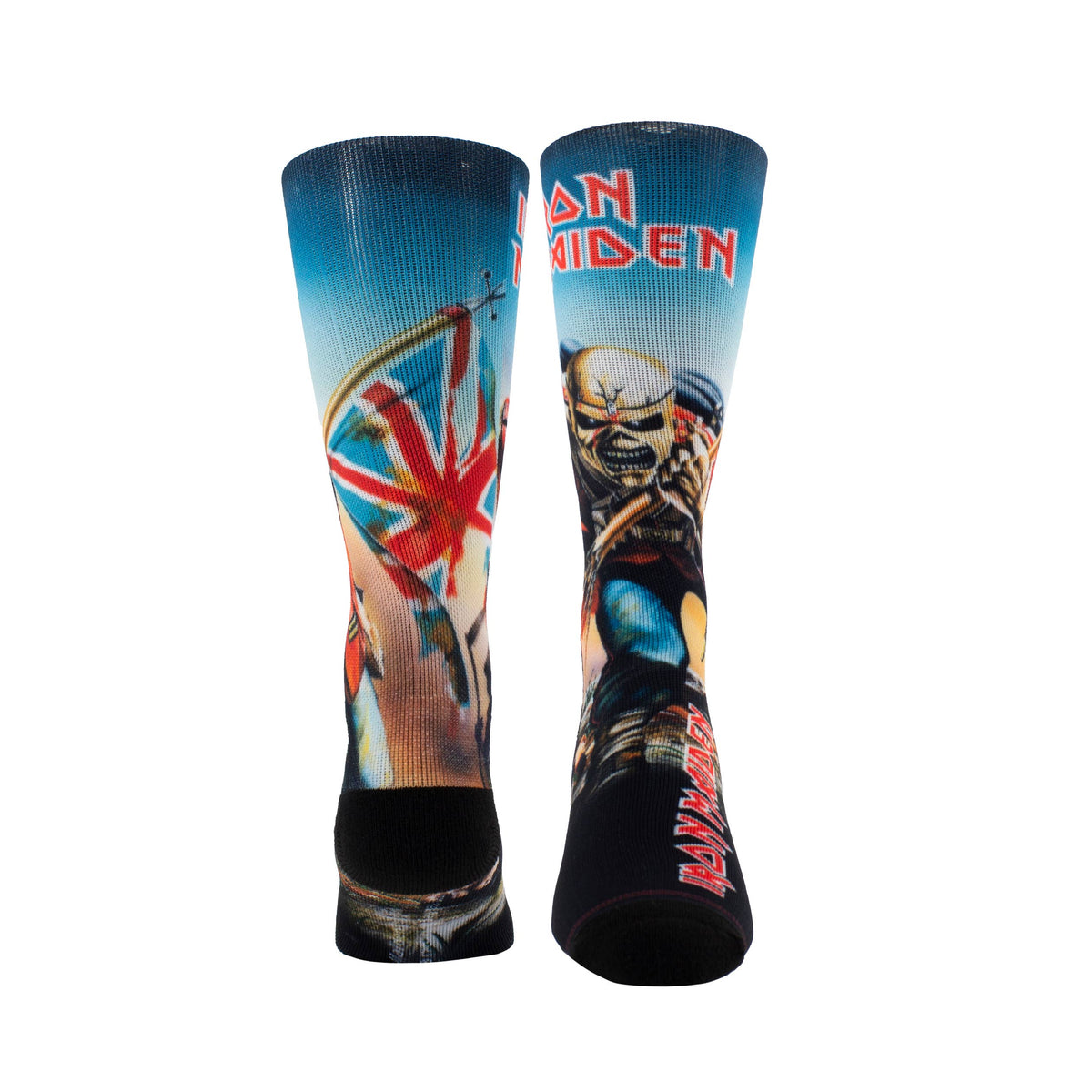 Perri's Socks - Iron Maiden The Trooper Dye Sublimation Crew  Socks